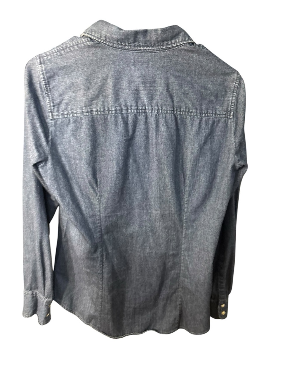 J. Crew Denim-Style Button Down Shirt in Blue - Picture 3 of 3